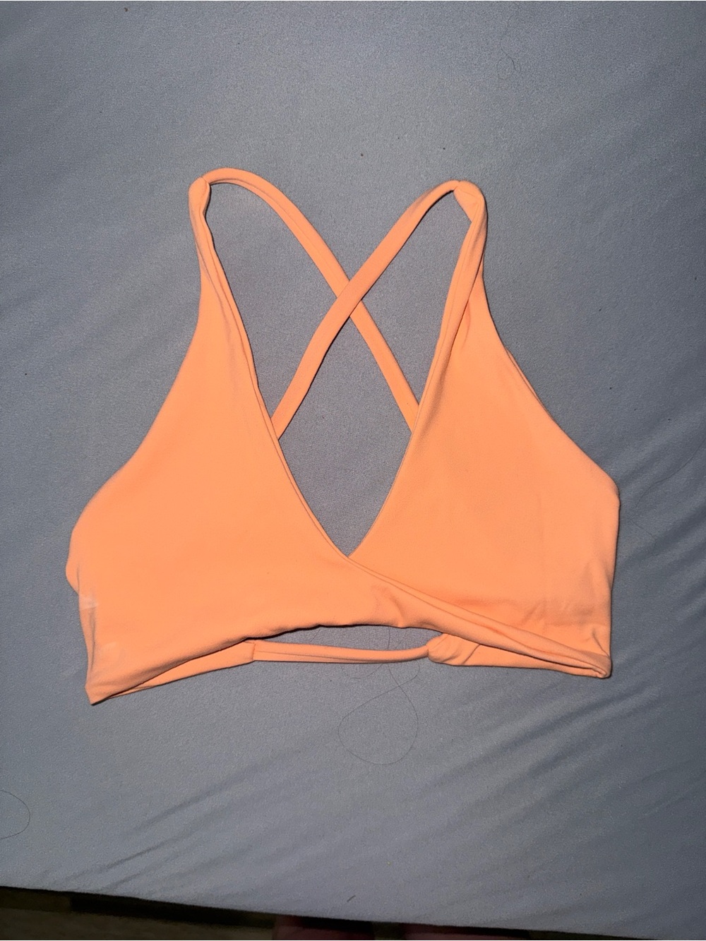 Orange Crossback Sports Bra XS
